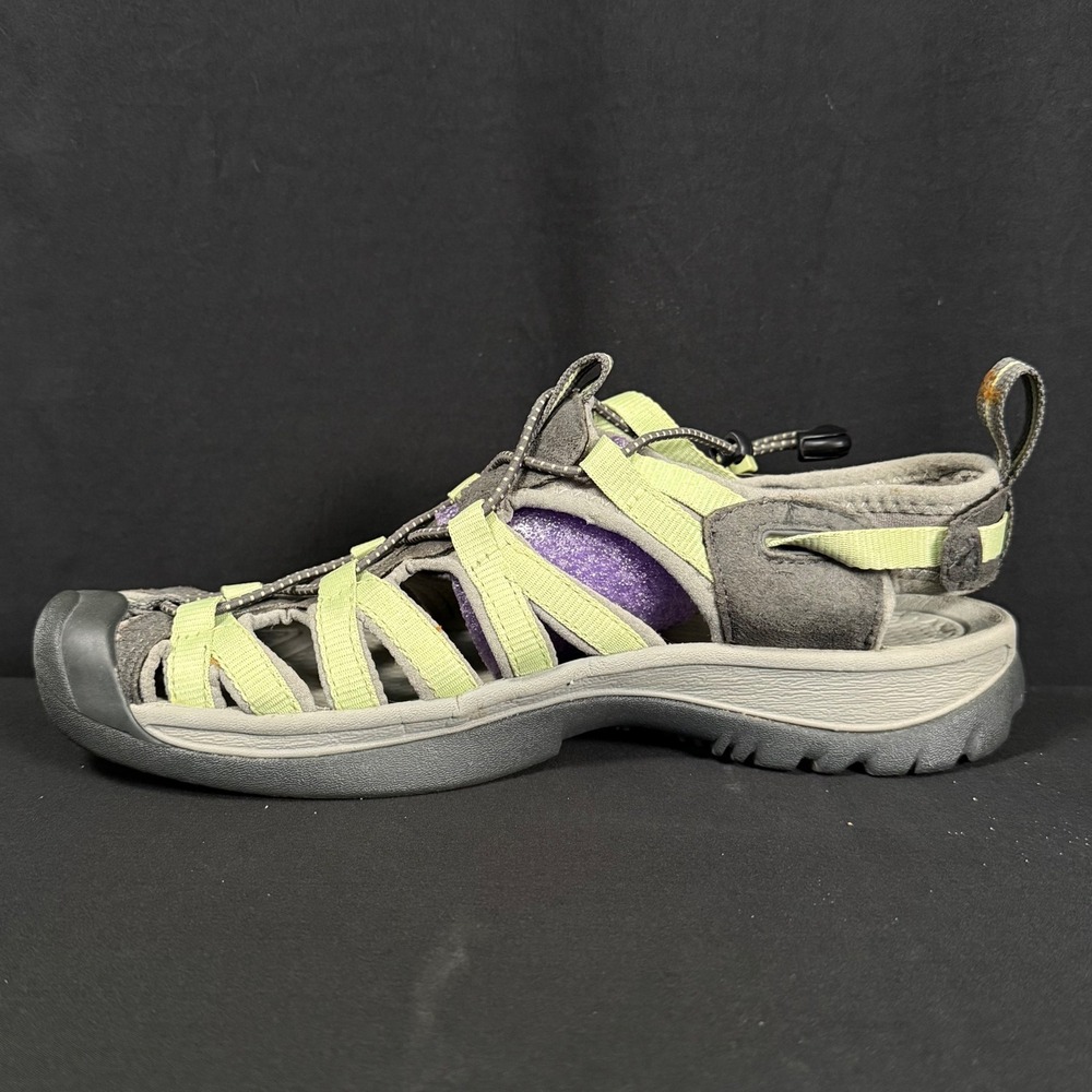 KEEN Whisper Sports Sandal Nile Green Gray Waterproof Hiking Womens 9 5124-NENG - Picture 9 of 14